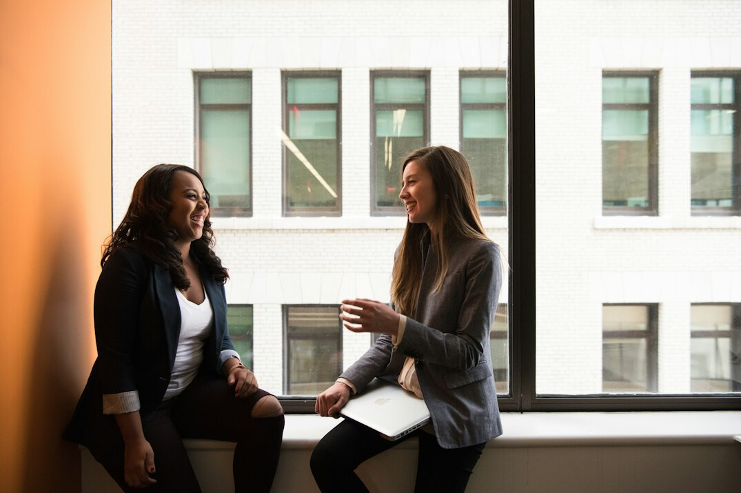 person having meaningful conversation